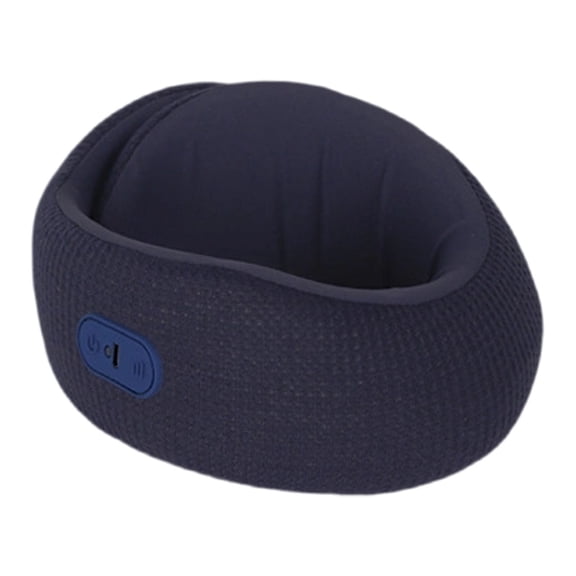 Portable Neck Massage Pillow with Heat And Vibration – Rechargeable Travel Pillow for Airplane, Car, And Home Use – Adjustable C-Shape Support for Head, Neck, And Shoulder Relief Ciozy