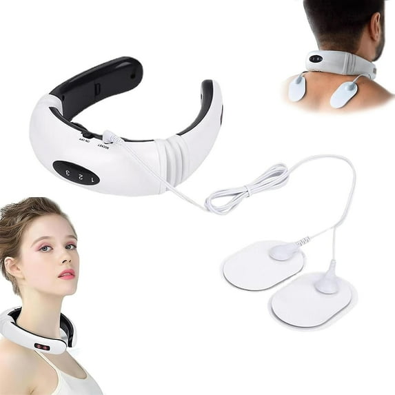 Portable Neck Massager For Arthritis And Neck Pain, Neck And Body Massager, Heated Neck Massager With 6 Massage Modes & 15 Levels of Intensity