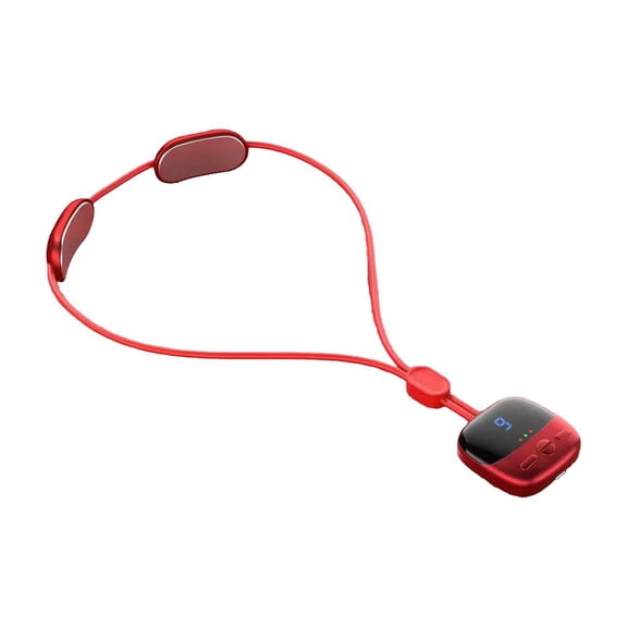 Portable Neck Massager with 4 Modes and 3 Heat Settings, 9 Adjustable Strength Levels for On-The-Go Relaxation
