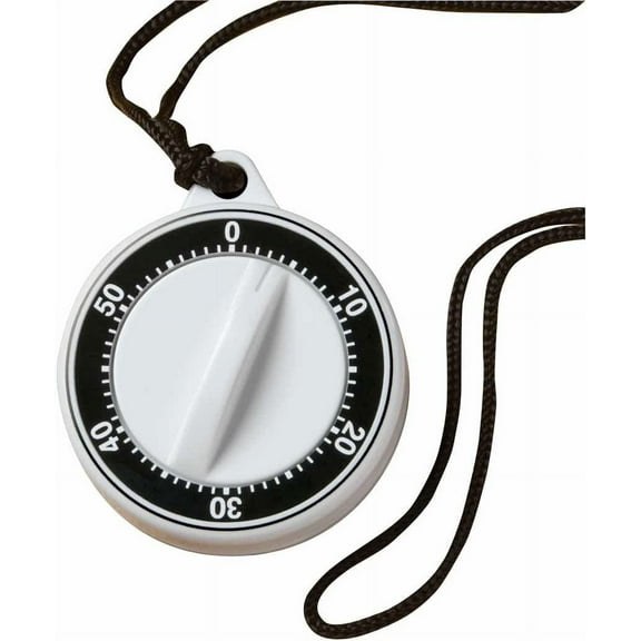 Portable Neck Timer, Fridge Timer, White