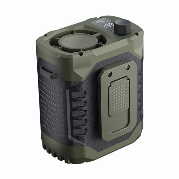 Portable Neck/Waist Clip Fan with 199-Level Adjustable Speed, Turbo Cooling Technology, 3600mAh Battery, IP54 Dustproof & Splashproof