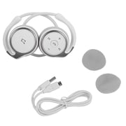 Portable Neckband Bluetooth5.0 Headphones Sports Wireless Headset With Microphone White