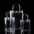 Portable New Clear Transparent Tote Bag Plastic Shoulder Handbag Gift Bag