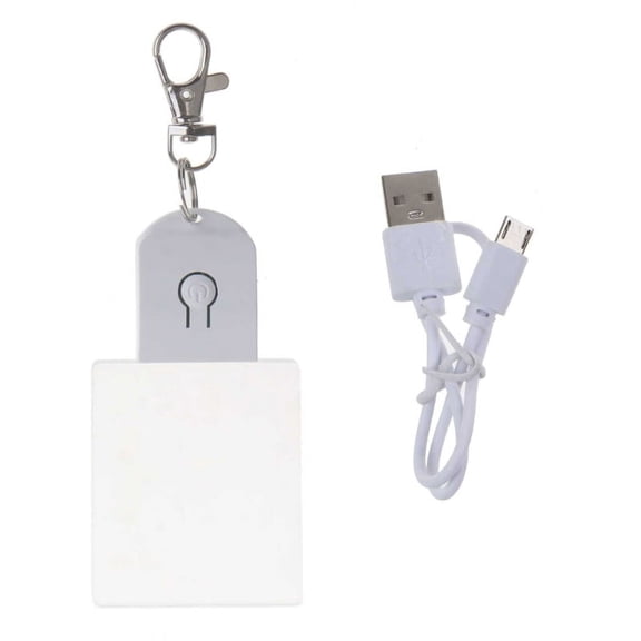 Portable Night Keychain Lamp Backpack Decor Creative Gift Backpack Decor Night Light Rechargeable Nightlight Keychain