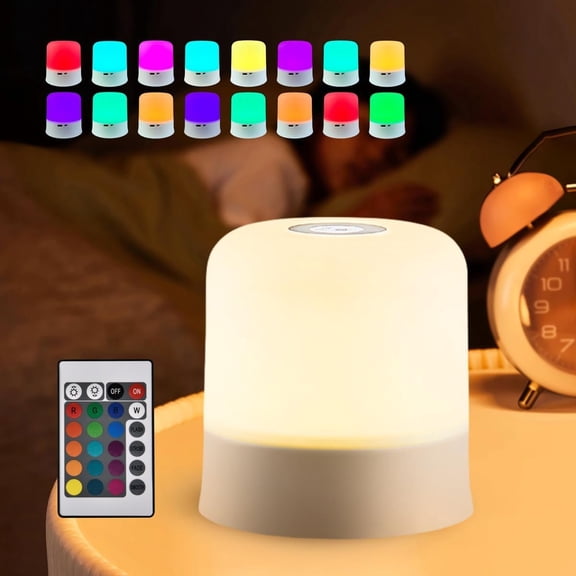 Portable Night Light, 16 Color Egg Light for , Rechargeable Small LED Lamp, 2400mAh, Dimmable Night Light,for ,,Adults
