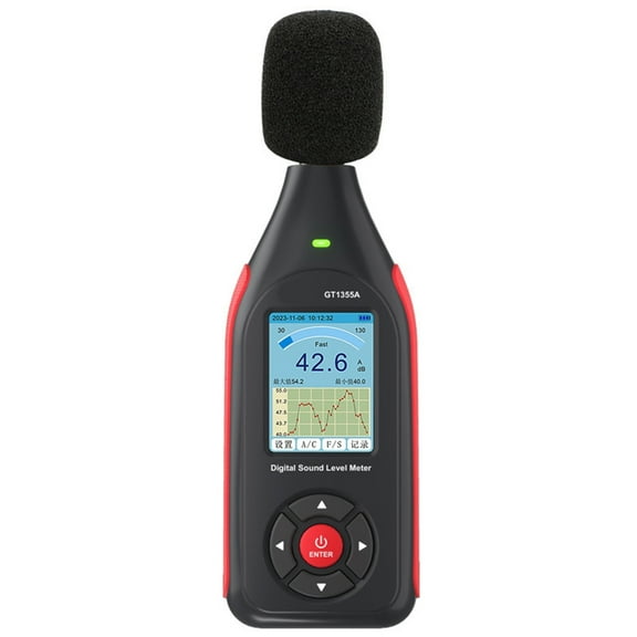 Portable Noise Sound Meter with Comprehensive Data Logging for Accurate Sound Measurement Environmental Noise
