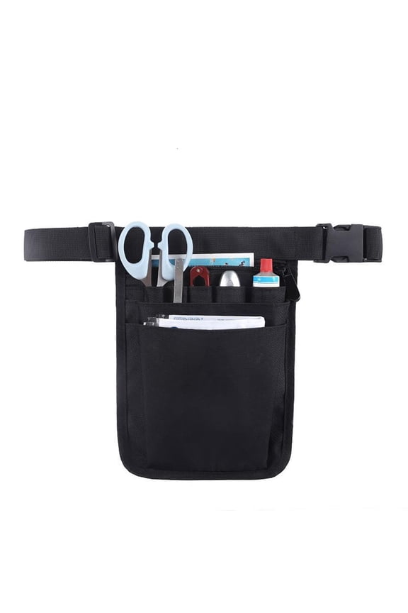 Portable Nurse Belt Bag with Adjustable Strap Medically Staff Storage Bags Nurse Tool Storage Waist Bag Pouches Enduring