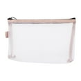 thumbnail image 1 of Portable Nylon Mesh Pencil Case - Transparent Cosmetic & Lipstick Storage Bag, Lightweight Travel Organizer for Sch00I, Office, Toiletries, Key Card Zipper Pouch, Compact & Durable, 1 of 3