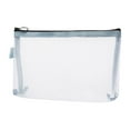 thumbnail image 1 of Portable Nylon Mesh Pencil Case - Transparent Cosmetic & Lipstick Storage Bag, Lightweight Travel Organizer for Sch00I, Office, Toiletries, Key Card Zipper Pouch, Compact & Durable, 1 of 3
