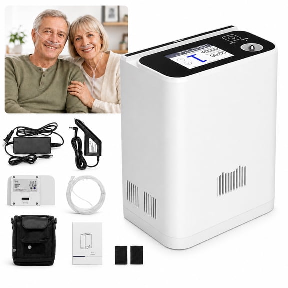 Portable O2XY Concentrator, Generator Machine Traveling, Small Portable for Home Car Outdoor Use
