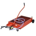 Portable Oil Drain Pan LowProfile Oil Drain Tank With Hand Pump Large