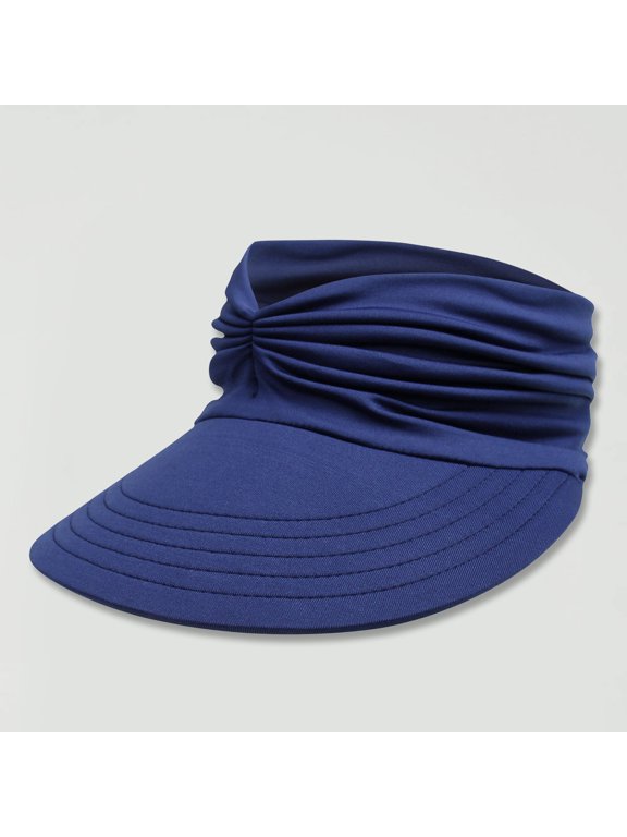 Portable Open Back Sun Visor Hat Multiple Color Options Ladies Light Beach Sport Headwear for Warm Seasons