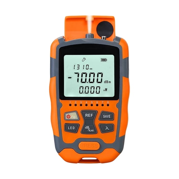 Portable Opticals Power Meter With Wide Ranges Detection And Auto Shutdown For Networking Diagnostics