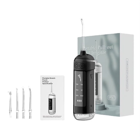 Portable Oral Irrigator Floss Cleaner Water-Filled Floss 6 Cleaning Mode Oral Cleaner