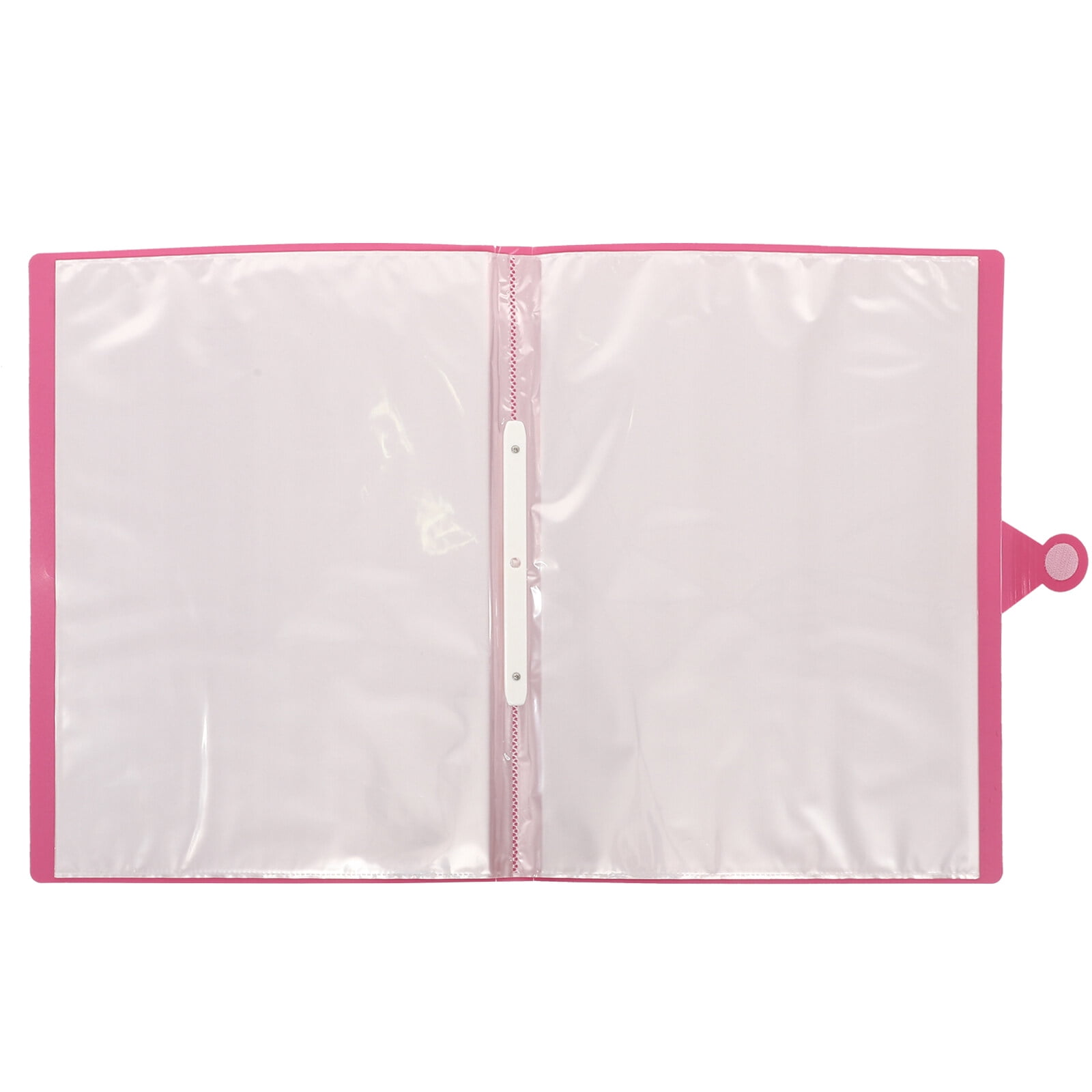 Portable Organizer Binder Clips Kids Artwork Storage Plastic Folders