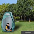 thumbnail image 1 of Portable Outdoor 1 Person Pop Up Tent, Camping Shower and Utility Tent, Sports Shelter Weather Tent for Camping, Hiking, Fishing, Army Green, 1 of 8
