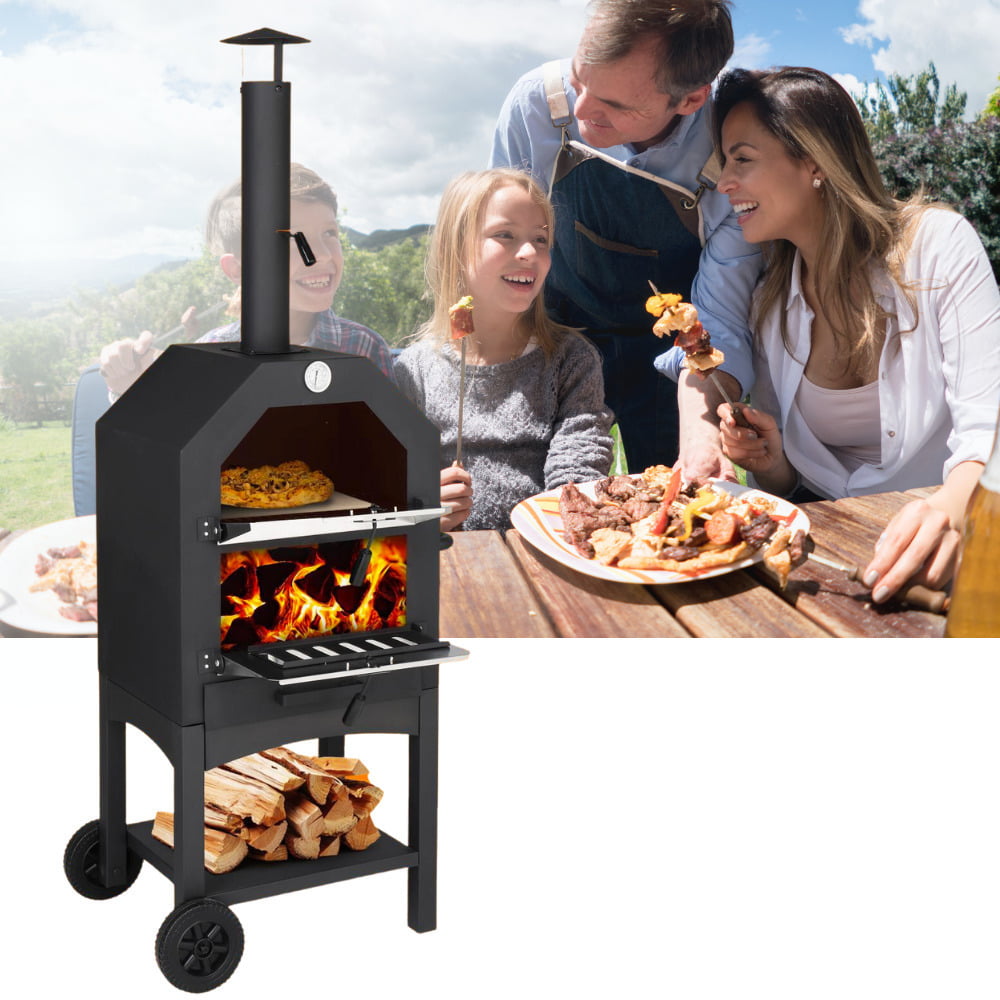 Commercial Chef Pizza Oven Outdoor - Propane GAS Portable for Outside
