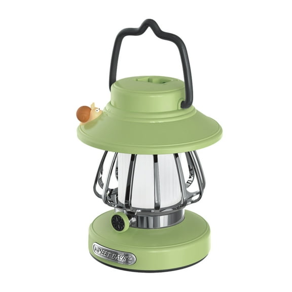 Portable Camping Lantern - Outdoor Lights for Patio Wall Decor, Emergency LED Lantern Battery Powered for Holiday Celebration Decoration, 7.5in