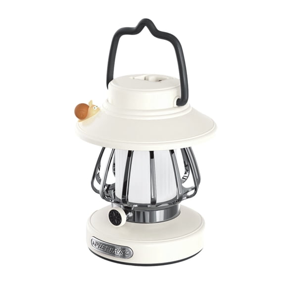 Portable Camping Lantern - Outdoor Lights for Patio Wall Decor, Emergency LED Lantern Battery Powered for Holiday Celebration Decoration, 7.5in