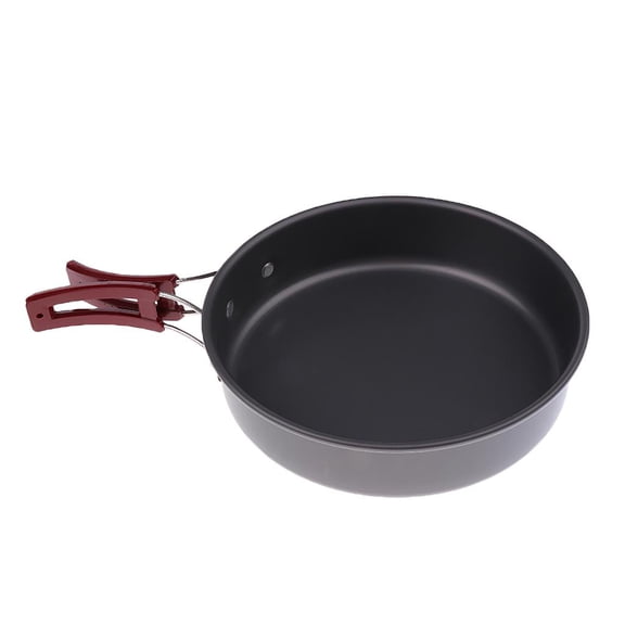 Portable Outdoor Camping Pot Frying Pan Folding Cookware - Medium