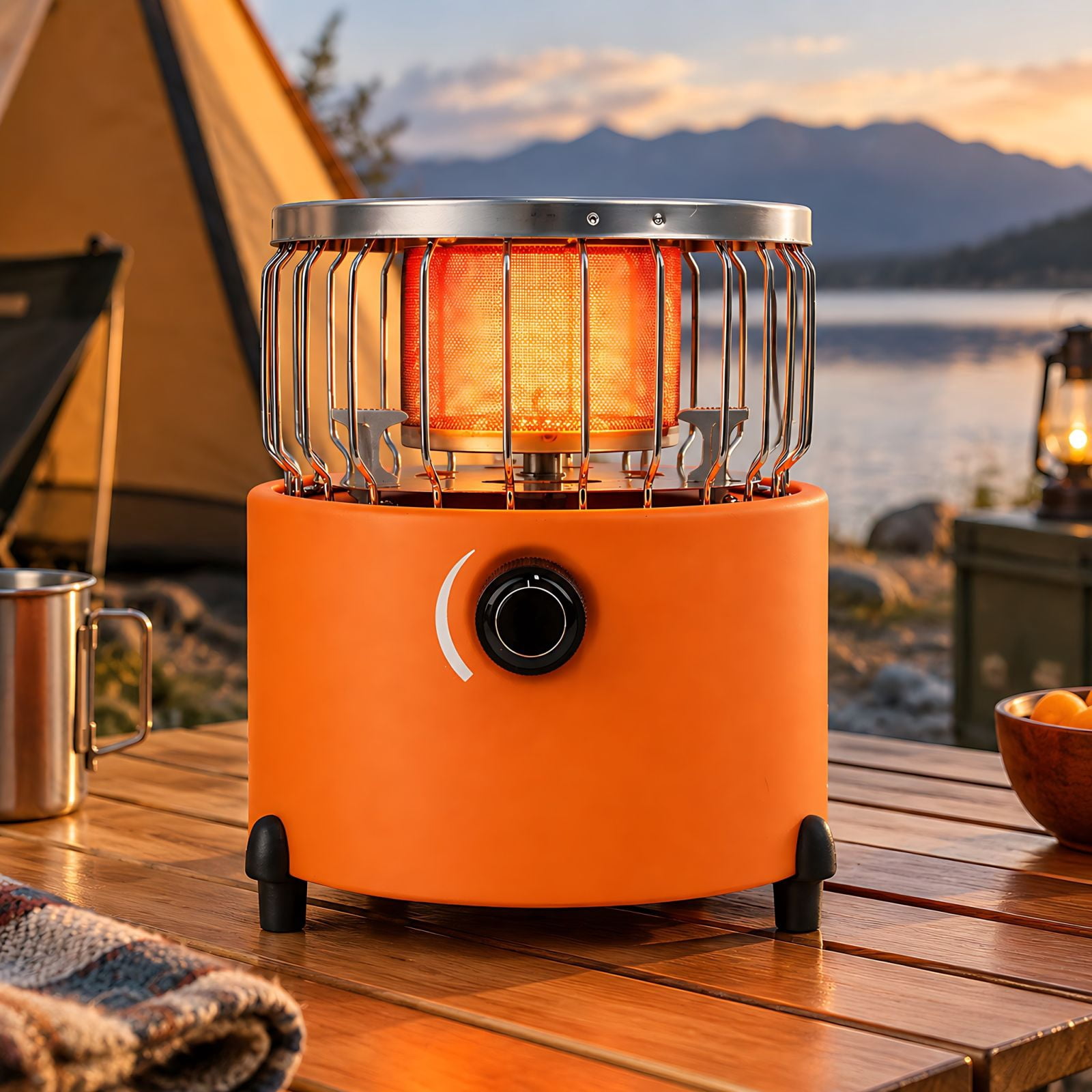 Portable Outdoor Camping Stove, Multifunctional Heating Burner for Tent ...
