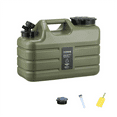 thumbnail image 1 of Portable Outdoor Camping Water Storage Tank with Faucet 11L Foldable Water Container for Hiking Picnic BBQ, 1 of 6