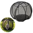 thumbnail image 1 of Portable Outdoor Cat Enclosure Mesh Ball Cat Cage, Collapsible Breathable Pet Playpen with Zipper, Lightweight Pops-Up Safe Enclosure for Indoor Lawn Travel, 1 of 9