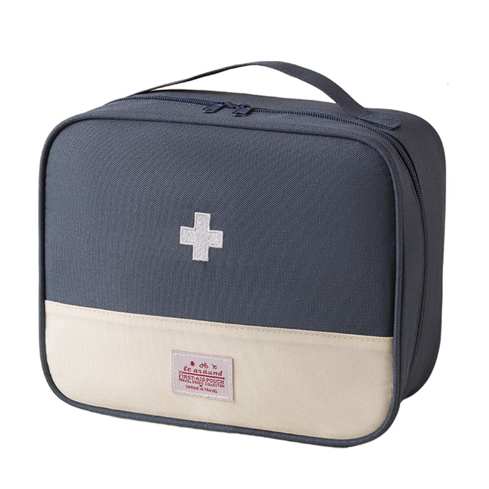 Portable Outdoor Emergency First Aid Kit Bag Travel Storage Organizers