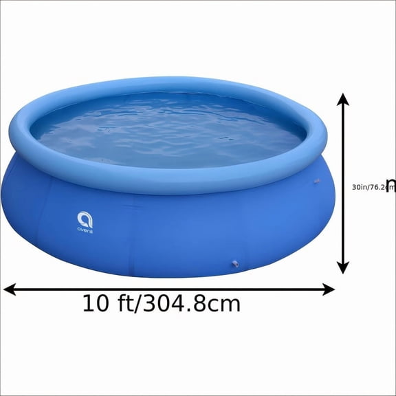 Portable Outdoor Family Swimming Pool That Is Circular, Puncture-Resistant, And Inflatable for Quick Setup
