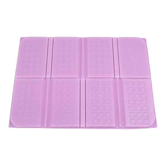 Portable Outdoor Folding Cushion, Waterproof XPE Foam Seat Mat for Camping Hiking Picnic, Moisture-Proof Grass Pad, Compact Travel(purple)