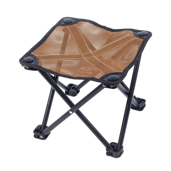 Portable Outdoor Folding Stool, 300 lbs Capacity, Quick Setup, 10.6 x 10.6 x 9.1 Inch