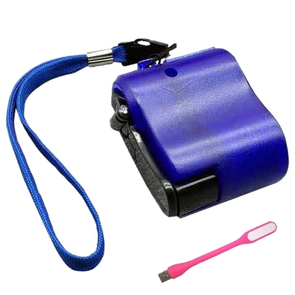 Portable Outdoor Hand Powered Dynamo Light For Camping & Hiking Self Charging Emergency Lamp With Manual Crank USB Hand Crank Manual Dynamo With Indicator