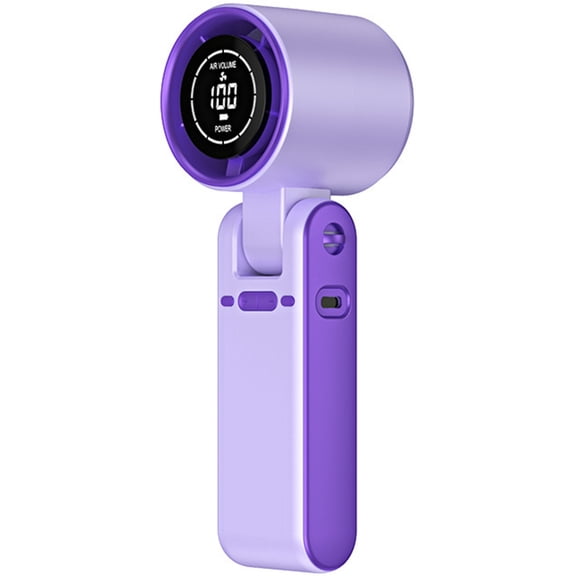 Portable Outdoor Handheld Fan 0-100 Speed Mini Cooling USB Rechargeable Control Cooling Fan with Cold Compress