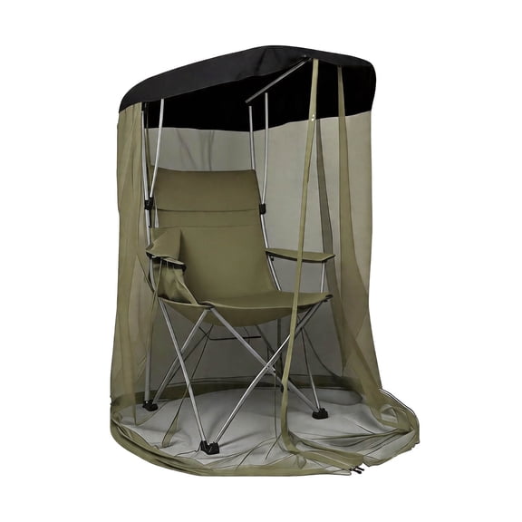 Portable Outdoor Netting Shelter for Camping with Zipper Opening Mesh for Versatile Outdoor Use and Compact Design for Easy Transport