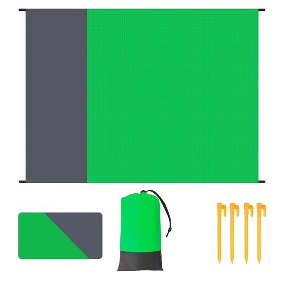 Portable Outdoor Picnic Mat for Camping Hiking Beach Trips and Park Relaxation with Durable Material
