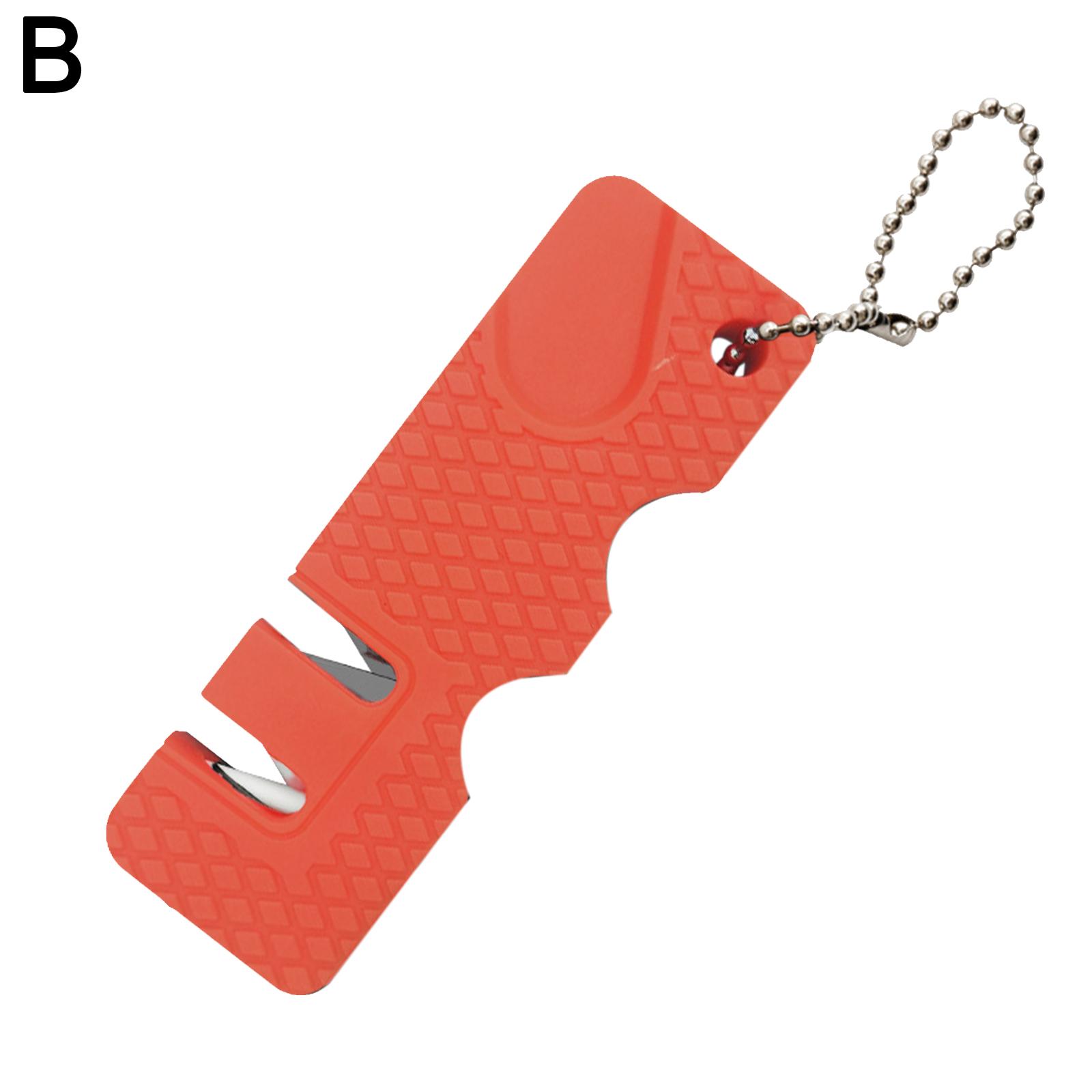 Portable Outdoor PocketKnife Sharpener Mini Ceramic Tungsten