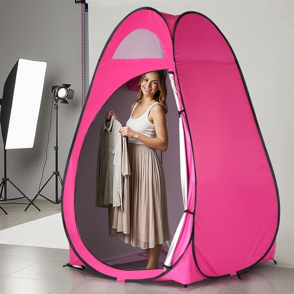 Portable Outdoor Pop-up Privacy Tent Pink: Perfect for Toilets, Dressing, or Fitting Rooms with Easy Setup