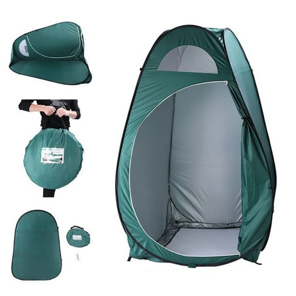 Portable Outdoor Pop-up Toilet Dressing Fitting Room Privacy Shelter Tent Army Green