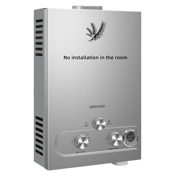 SHUNHENGYE Tankless Water Heater – Portable 3.2 GPM with Digital Display for Camping & Outdoor Bath(16L)