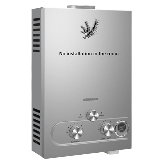 Portable Outdoor Propane Tankless Water Heater – 18L, Digital Temperature Display for Camping Shower, RV & Outdoor Bathing