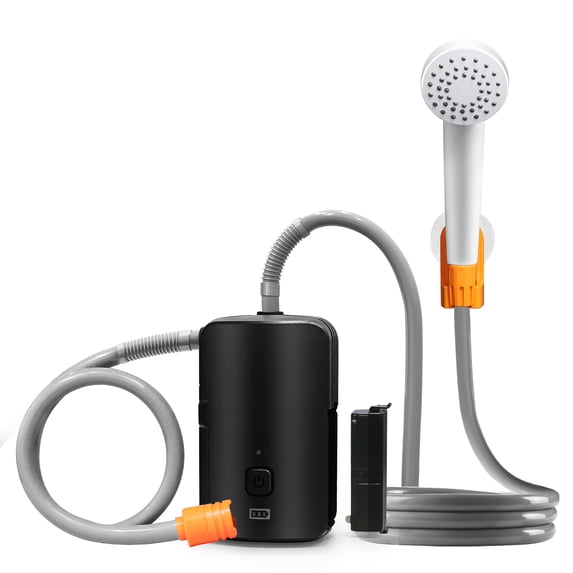 Portable Outdoor Shower with 2 Modes, 4400mAh Battery & LED for Camping ...