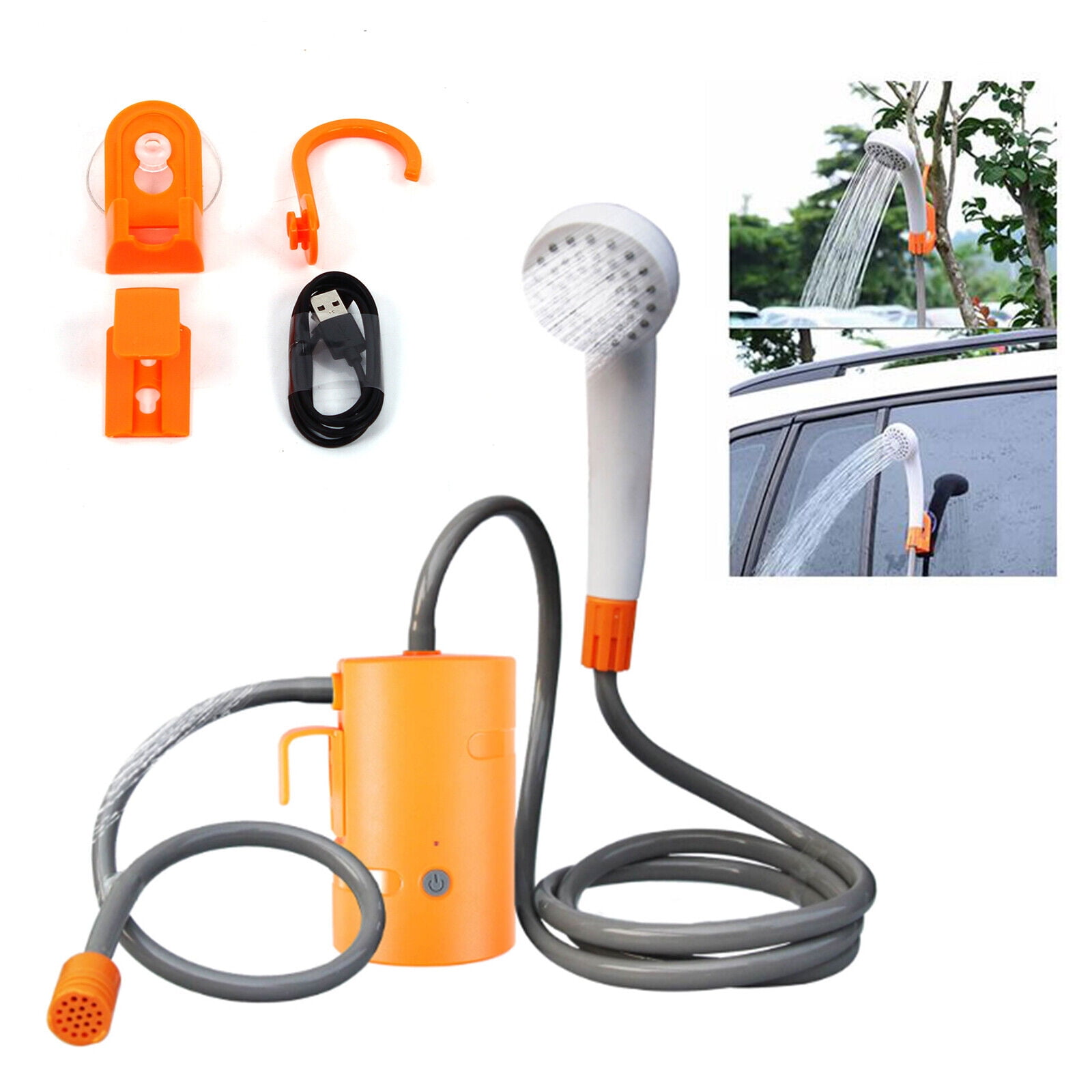 Portable Outdoor Shower Water Pump Camping Shower Submersible Pump
