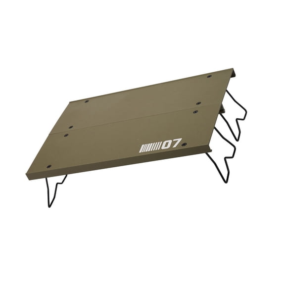 Portable Outdoor Side Table Folding Table Hiking Backpacking Table Aluminum Alloy Texture for Camping Beach Backpacking