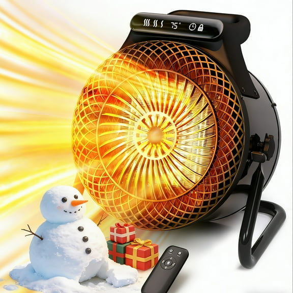 Portable Outdoor Space Heater Fan for Garage, Yard