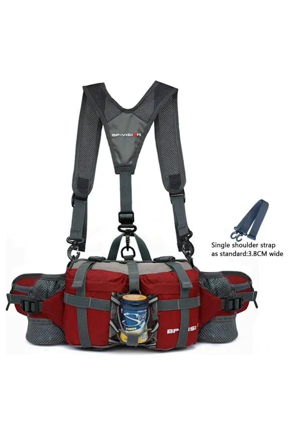 Portable Outdoor Sports Waist Pack 5L Waterproof Hiking Shoulder Bag Cycle Camping Travel Men Women Unisex Waterproof Waist Bag