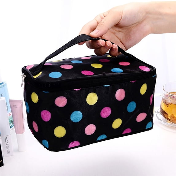 Portable Outdoor Storage Organizer Makeup Accessory Waterproof Home Cosmetic Pouch Toiletry Handbag Makeup Bag Travel Cosmetic Bag E