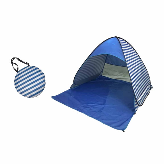 Portable Outdoor Sun Shelter Tent For Two Three Person Beach Camping Fishing Hiking Windproof Includes Carry Bag