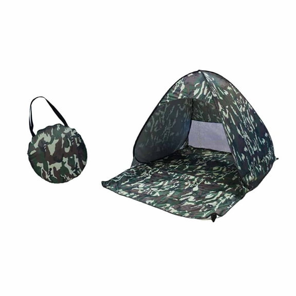 Portable Outdoor Sun Shelter Tent For Two Three Person Beach Camping Hiking Fishing Windproof Includes Carry Bag