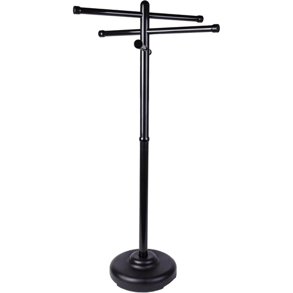 Portable Outdoor Towel and Pool Toy Drying Rack, Black