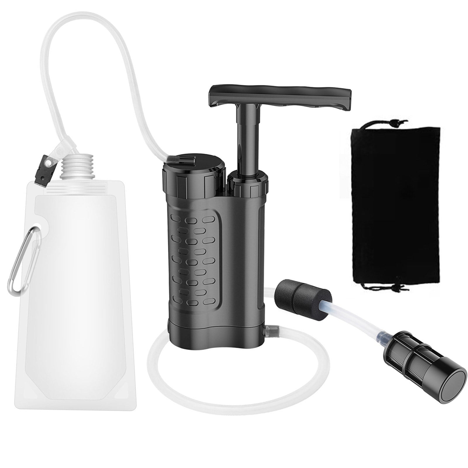 Portable Outdoor Water Purifier Filter with Straw for Survival Gear
